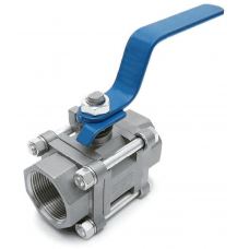 VÁLVULA ESFERA 1/2 TRIPARTIDA - INOX