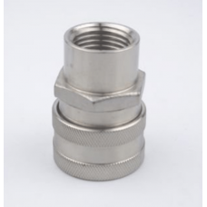 ENGATE RÁPIDO INOX - FÊMEA 1/2 X ROSCA F 1/2 FNPT