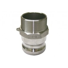 ENGATE ADAPTADOR TIPO F INOX 1/2 - ROSCA M 1/2