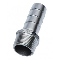 ESPIGÃO MACHO 1/2 X 1/2 - INOX - BSP