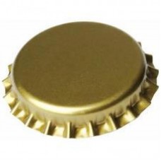 TAMPINHAS PRY-OFF DOURADA - 100 UNIDADES