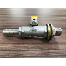 VÁLVULA ESFERA 1/2 - INOX - COM CONEXÕES